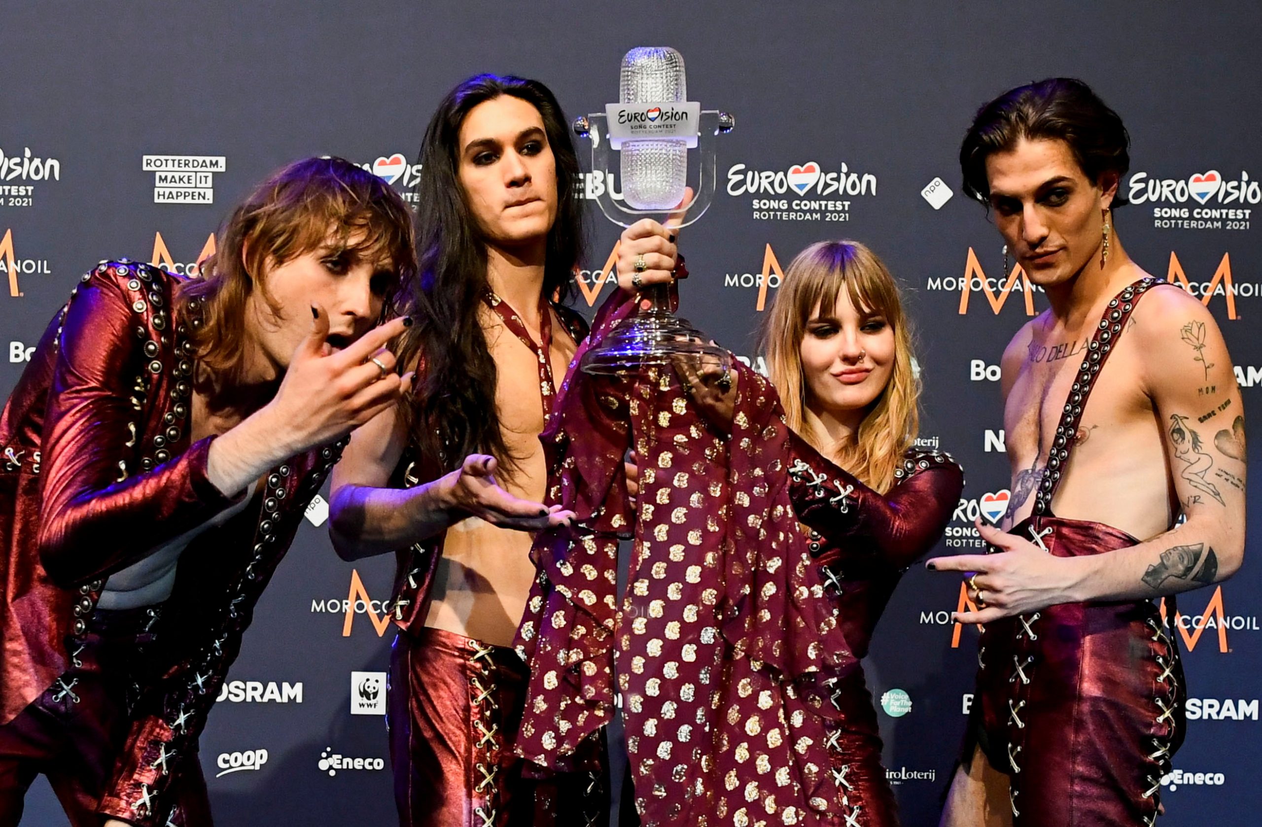 Italys Raucous Glam Rock Takes Eurovision By Storm 