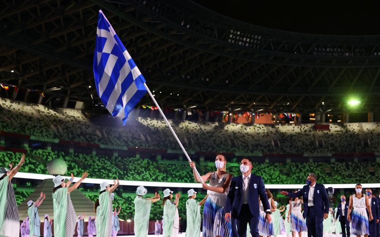 Greek athletes open Tokyo’s Olympic opening ceremony