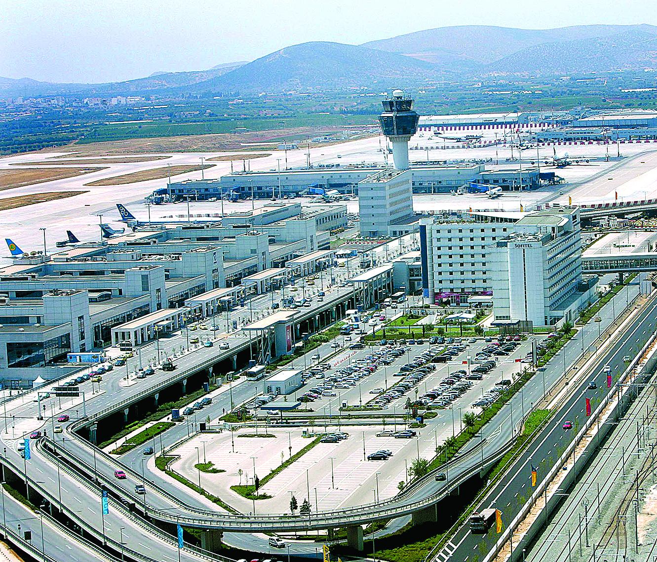 Athens airport flying higher