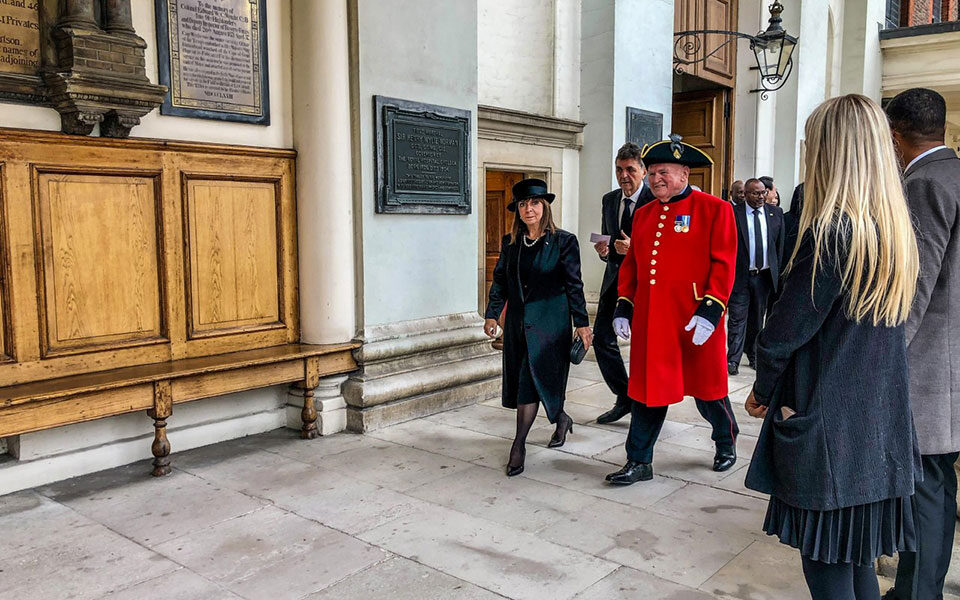 President attends funeral of Queen Elizabeth II