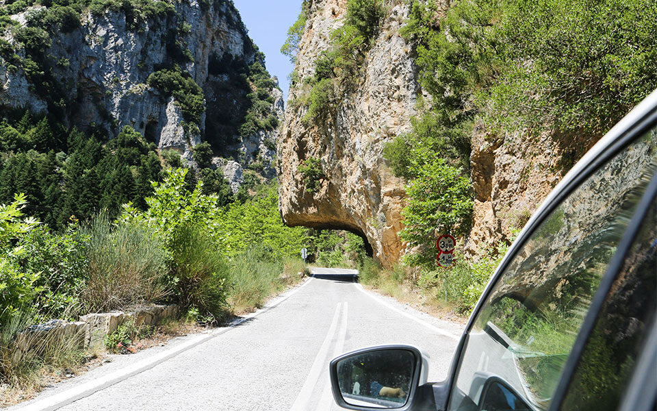 The old Sparta-Kalamata highway: One of the most beautiful routes in Greece