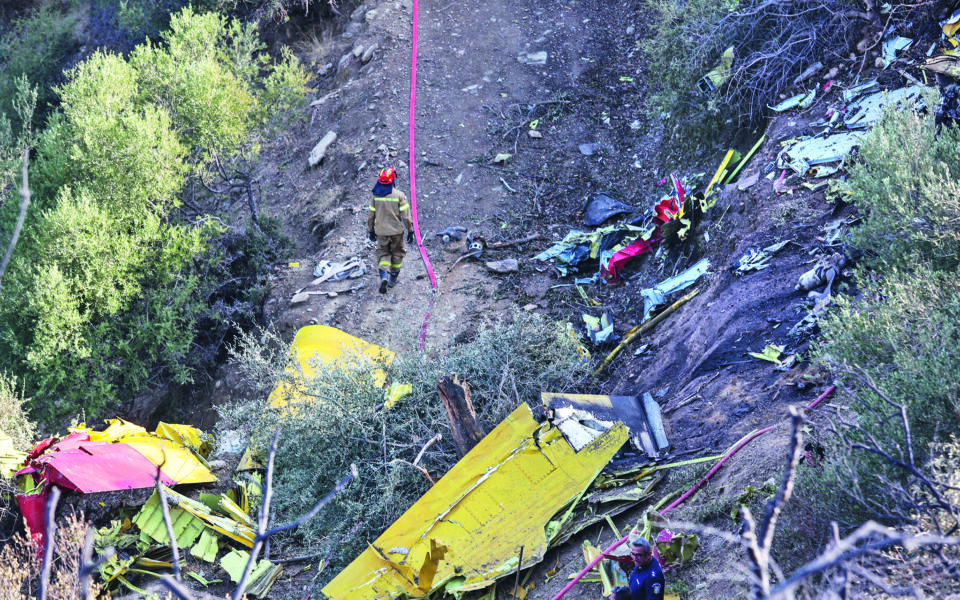 Firefighting plane crash kills two pilots