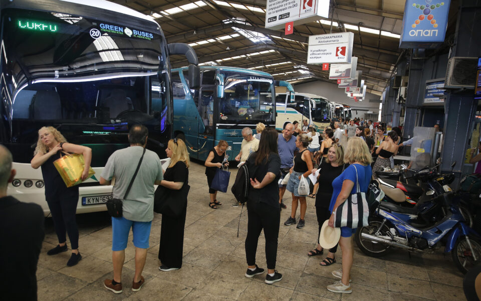 Bus station buzzes as holiday season peaks