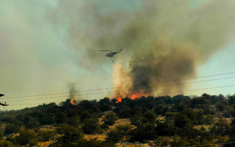 Evacuations ordered as wildfires ravage Greece’s central and northeast regions
