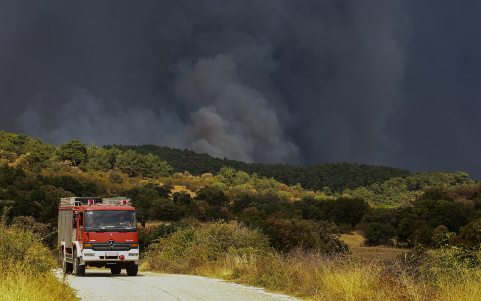 Evros fire enters 15th day