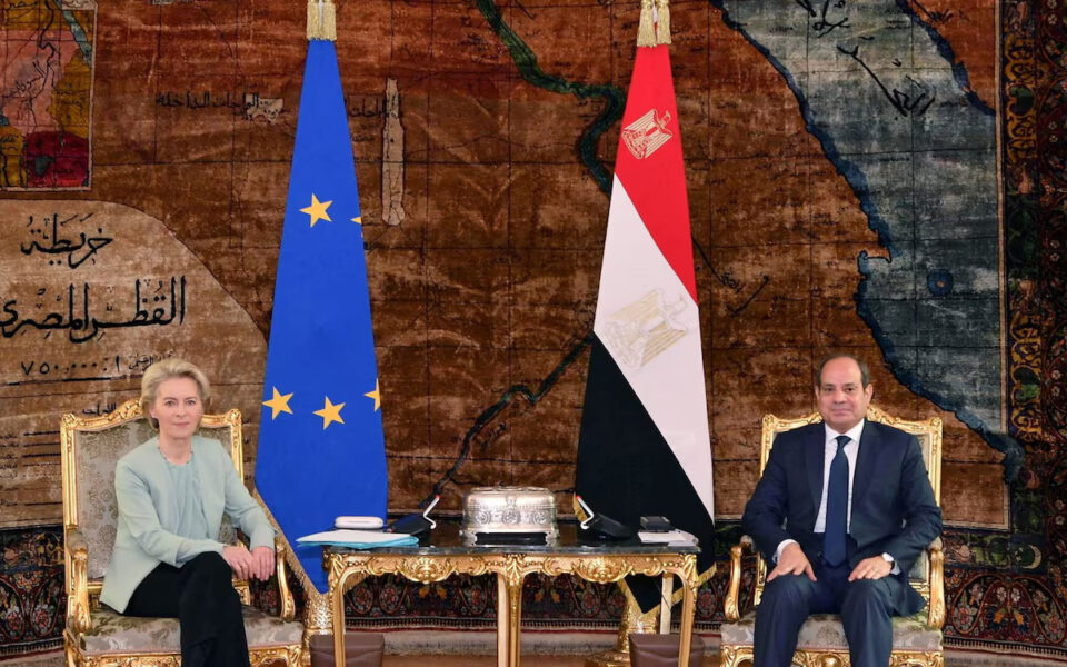 EU to bolster Egypt ties with billions of euros in funding