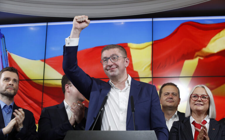 North Macedonia VMRO party leader insists on ‘Macedonia’