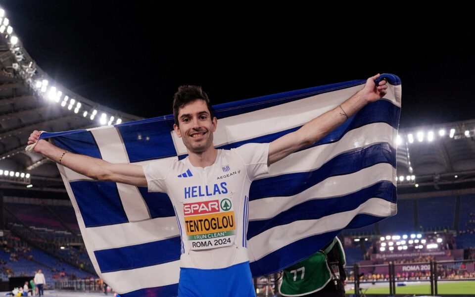 Tentoglou wins another long jump gold at European championships