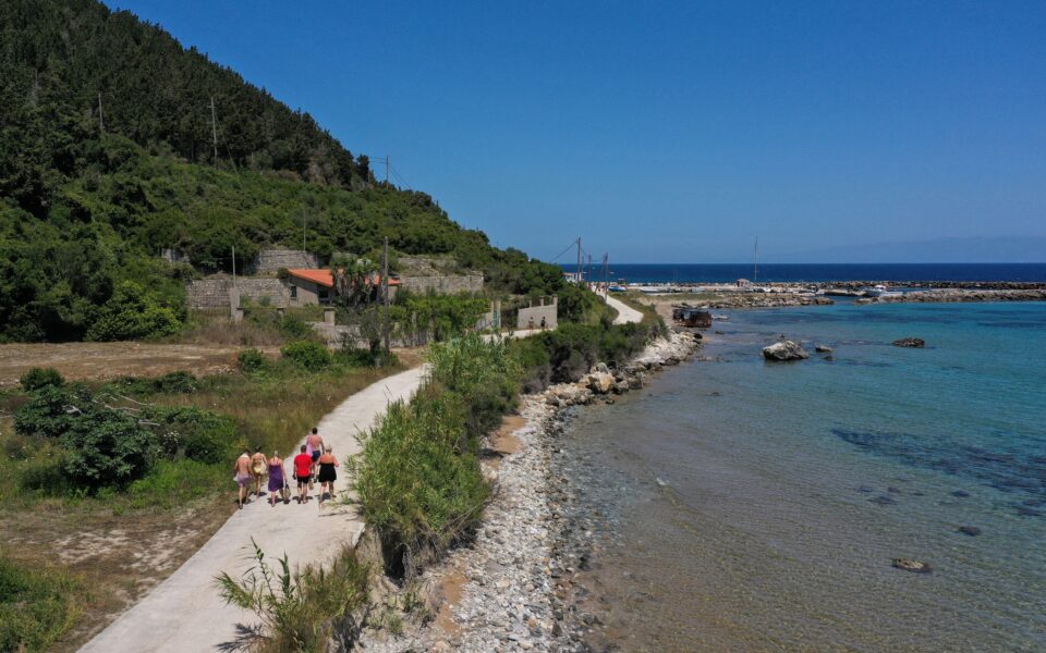 American tourist found dead on small Greek island west of Corfu. 3 other tourists are missing