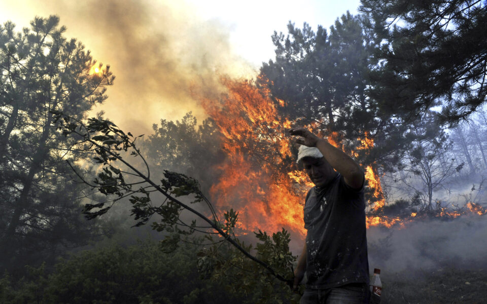 Wildfire breaks out in Achaia