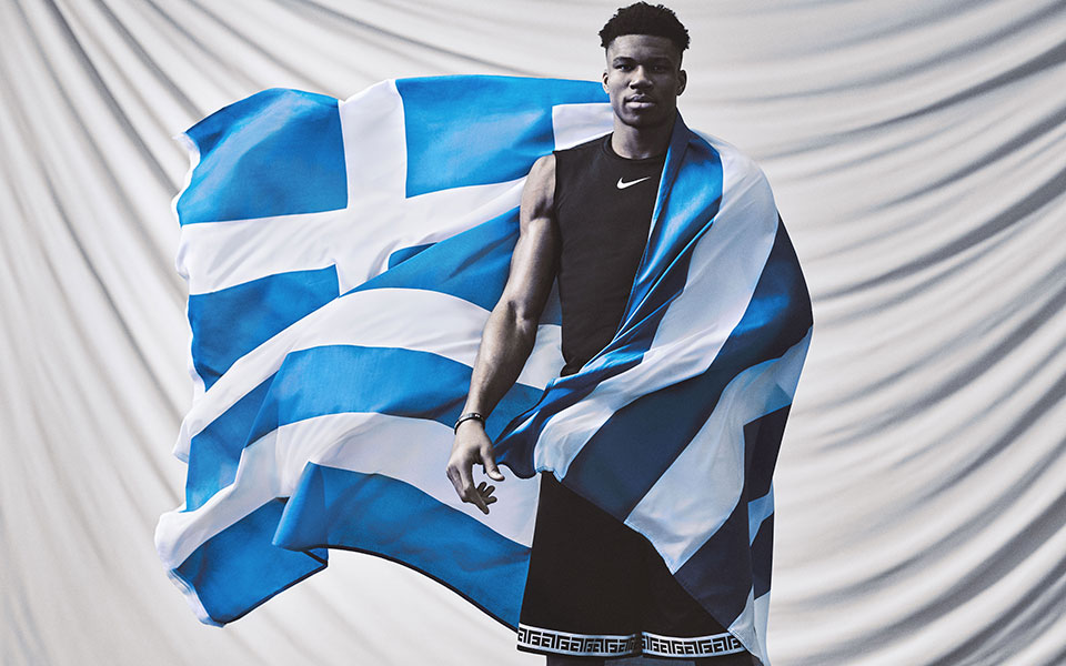 Giannis as Greece’s flag-bearer at the Paris Games