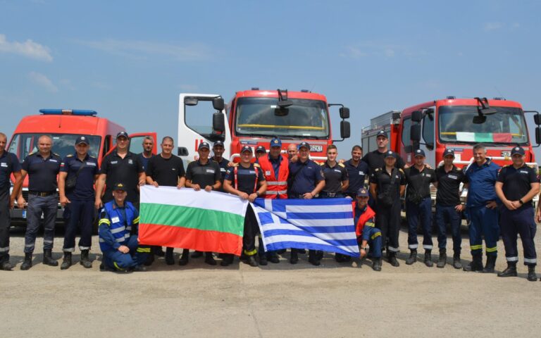 European Commission thanks Bulgarian firefighters operating in Greece