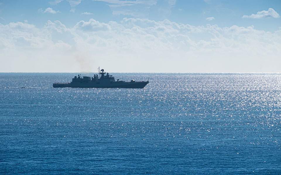 Italian research vessel returning to Crete after completing operation