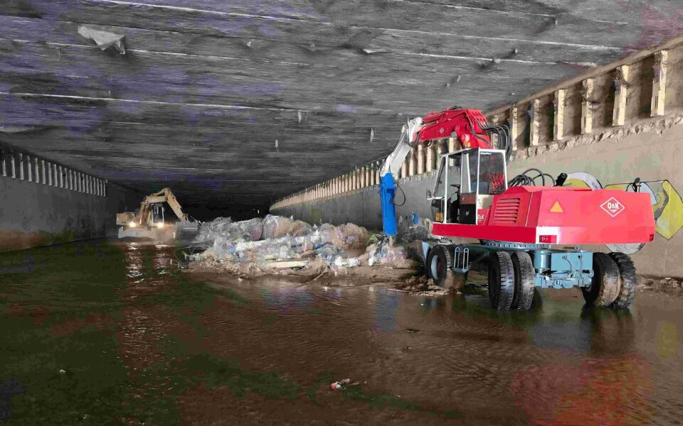 Major cleanup operation in the Kifissos riverbed