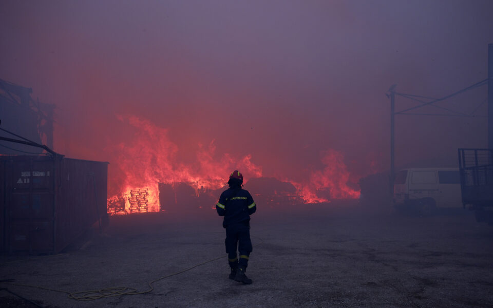 Wildfires north of Athens rage on, prompting more evacuations