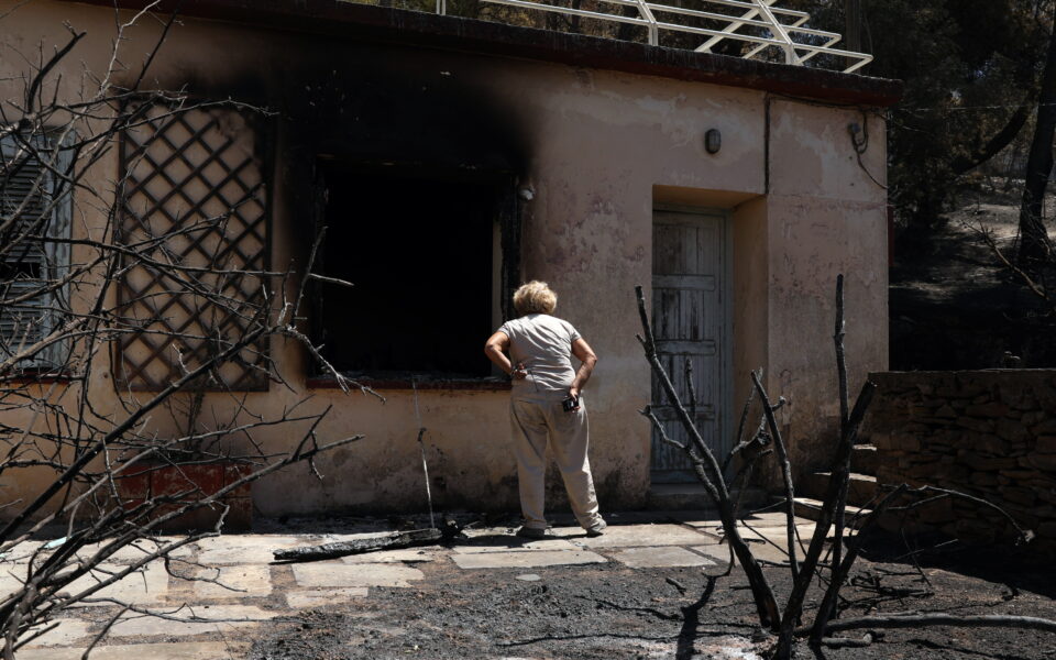 Greece to compensate fire-stricken households near Athens