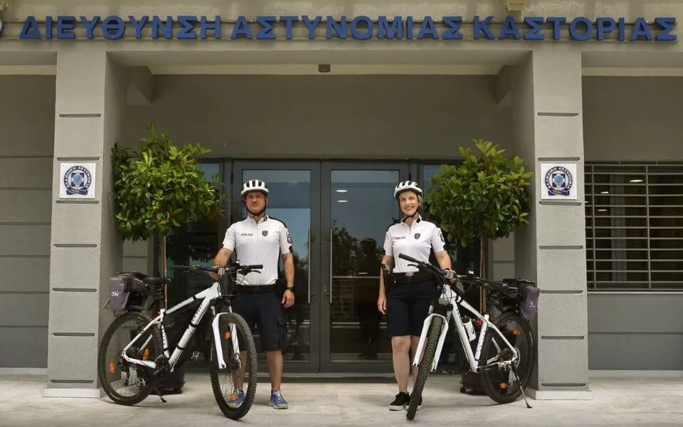 Bike police take to Kastoria streets