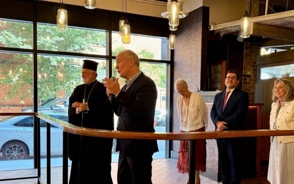 Archbishop Elpidophoros offers prayers at Democratic and Republican national conventions