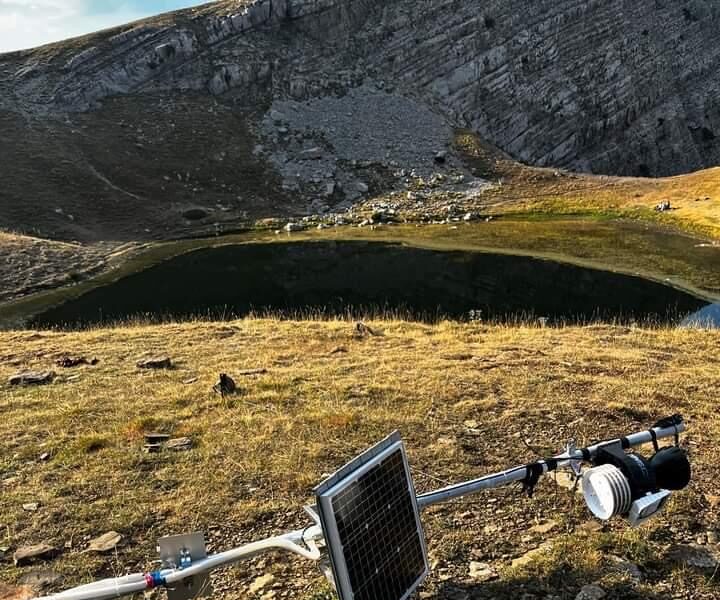 Weather station in alpine lake of Epirus destroyed again