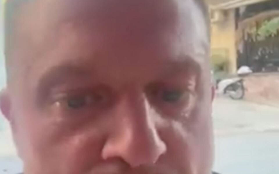 Far-right provocateur Tommy Robinson spotted in Greece