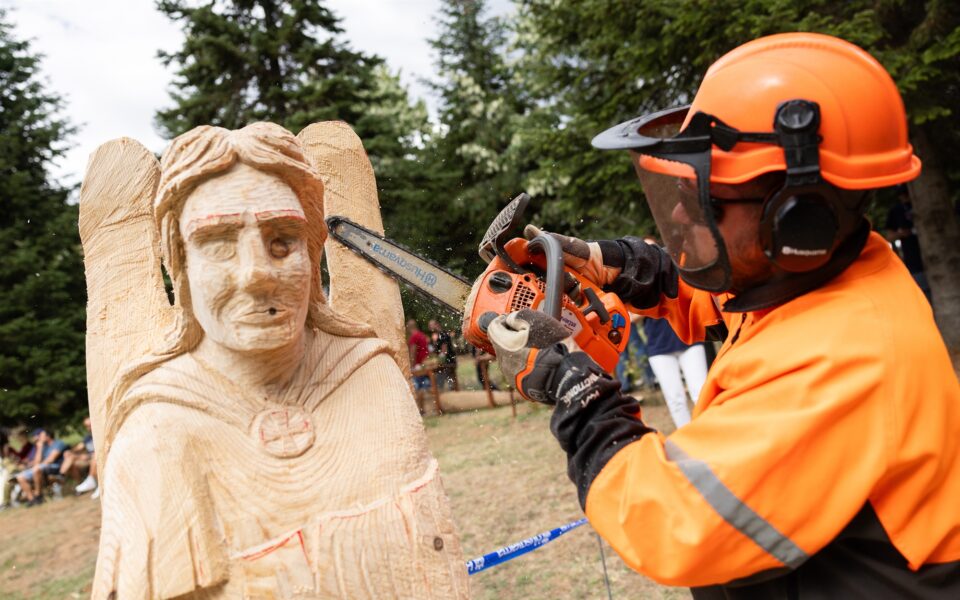 Masters of the chainsaw battle