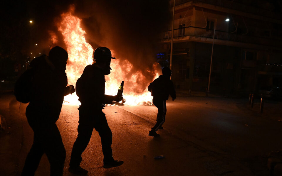 Molotov attack against police in Exarchia