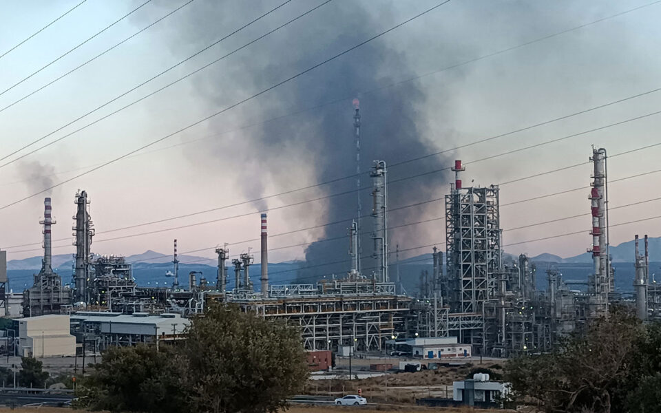 Three workers injured in fire at Motor Oil refinery, company reports