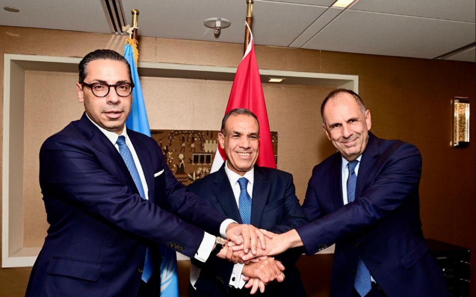 Cyprus, Egypt, Greece FMs meet in New York