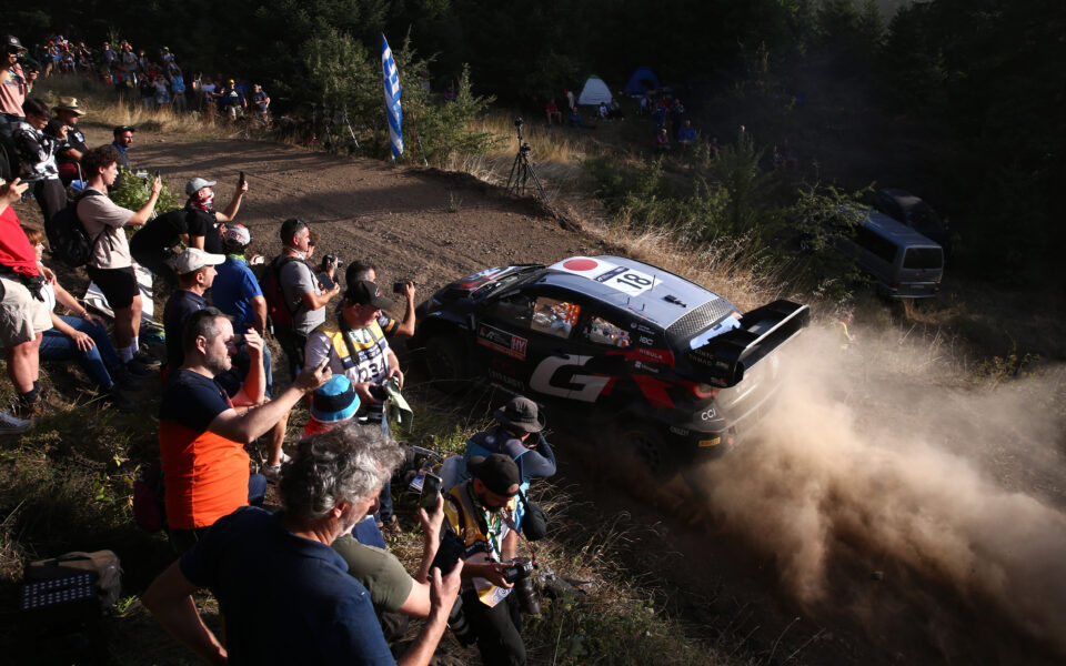 Drivers take on grueling Acropolis Rally in central Greece