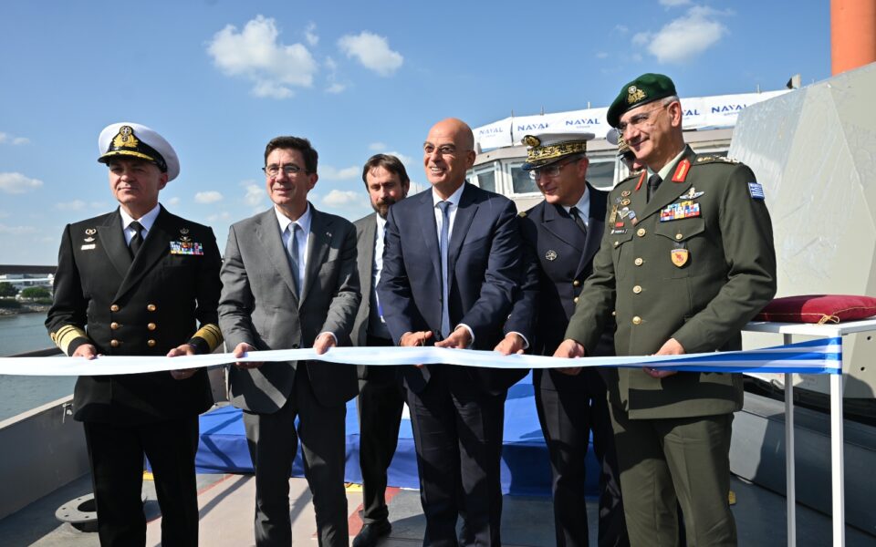 Defense Minister Dendias inaugurates second Belharra frigate