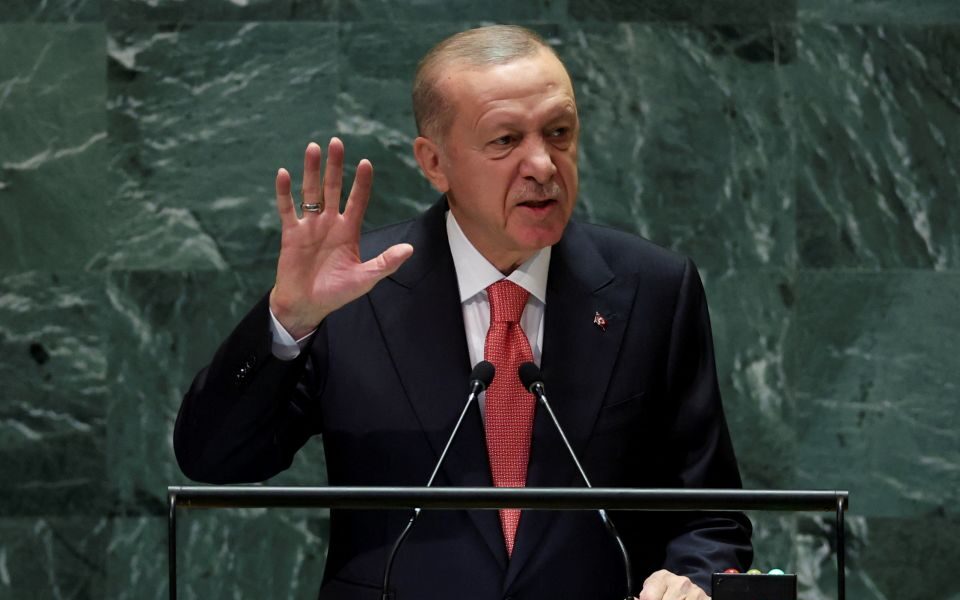 Erdogan says UN, Western values dying in Gaza