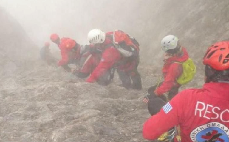 Rescue operation underway for hiker in distress on Mount Olympus