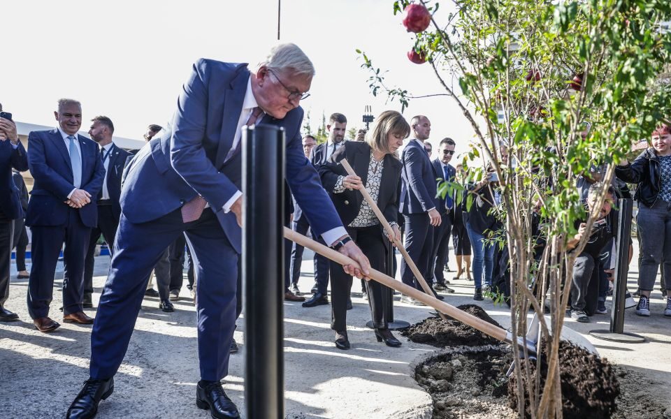 German president visits site of Thessaloniki Holocaust museum