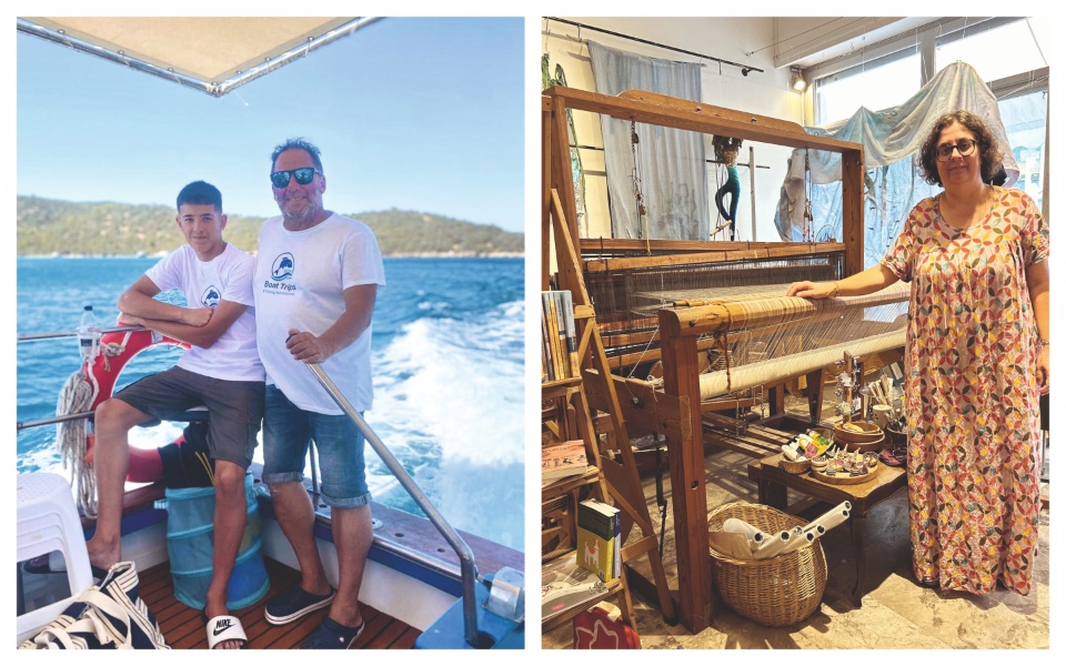 Tenacious fisherman and last weaver of the Saronic Gulf