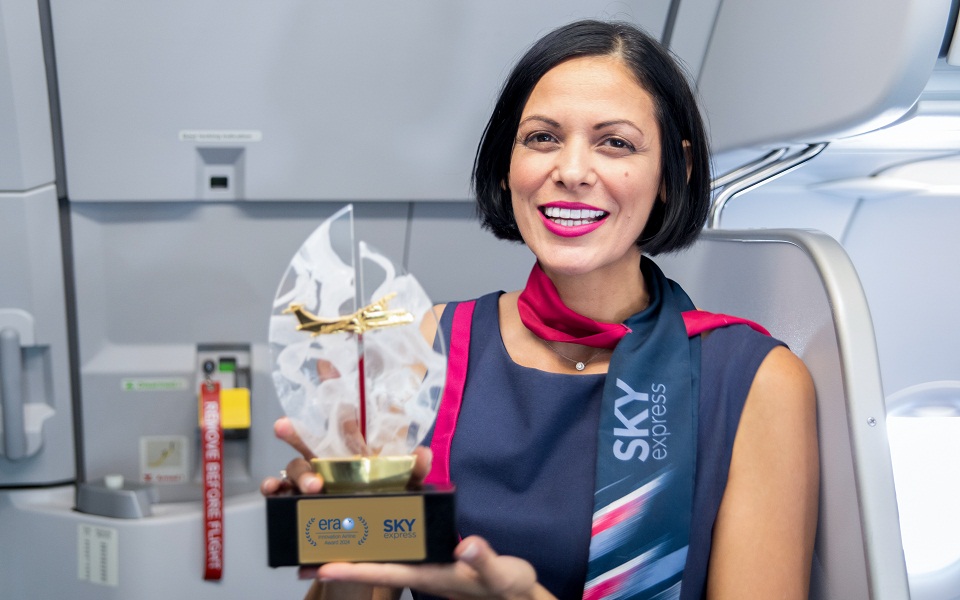 SKY express lands Innovation Airline Award for second year in a row