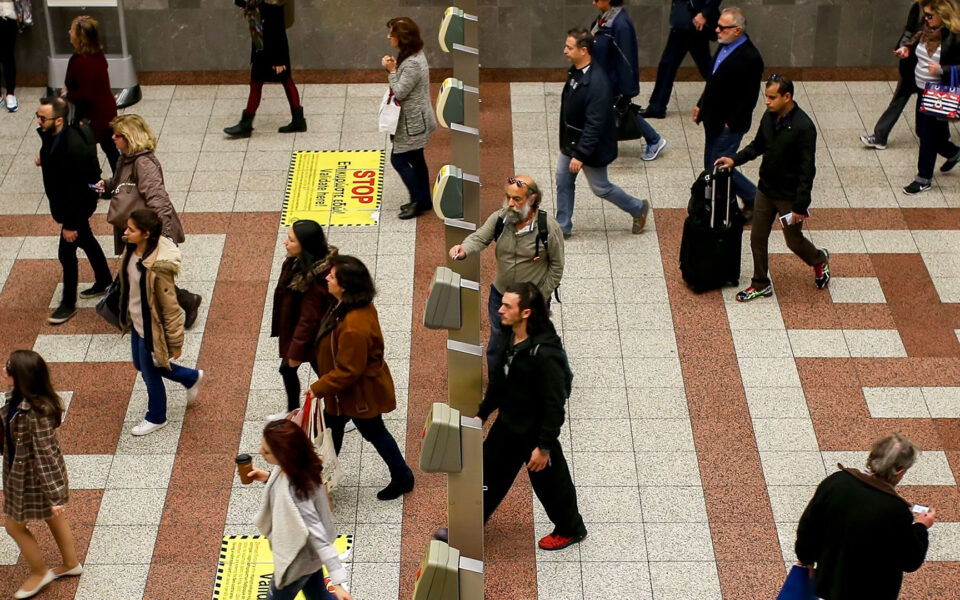 New metro access gates